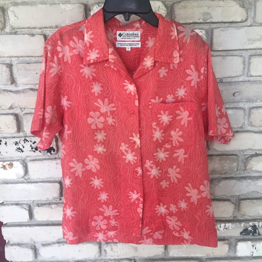 Columbia women floral shirt